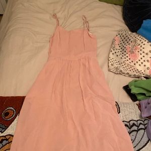 Reformation blush pink dress